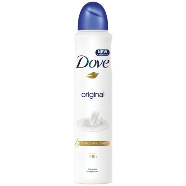 اسپری زنانه داو با رایحه اورجینال250ml DOVE original