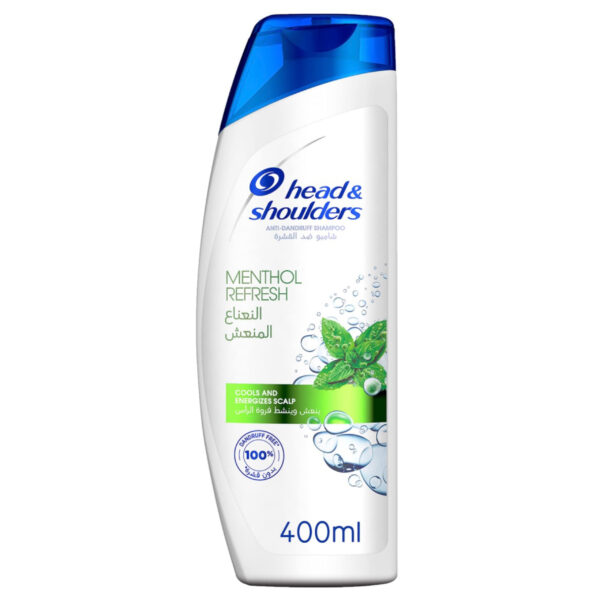 شامپو هد اند شولدرز HEAD & SHOULDERS  ضد شوره رایحه نعنا400ml