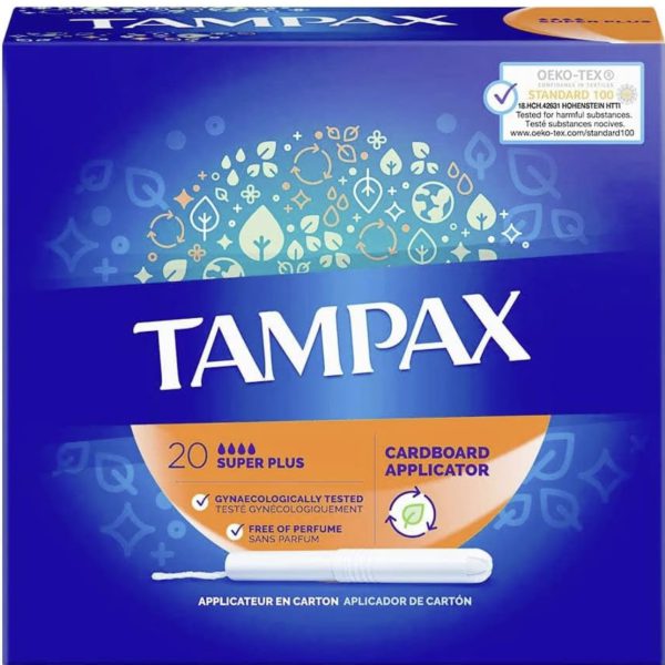 تامپون تامپکس مدل سوپر با قدرت جذب بالا مخصوص 3روز آخر قاعدگی Tampax