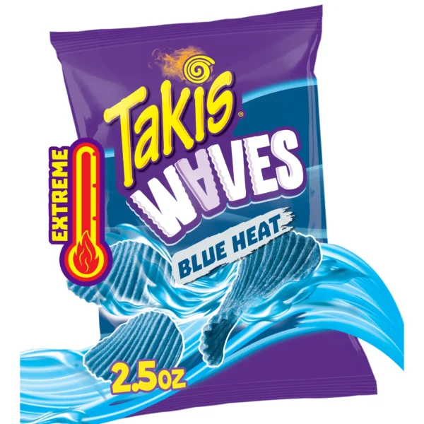 چیپس تاکیز فلفل آبی مدل 71g Takis WAVES blue heat