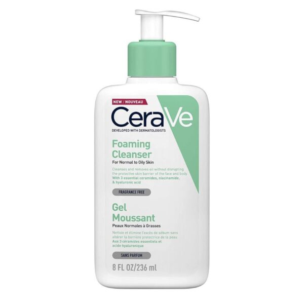 فوم شوینده سراوی مخصوص پوست نرمال تا چرب236ml CERAVE hydrating cleanser