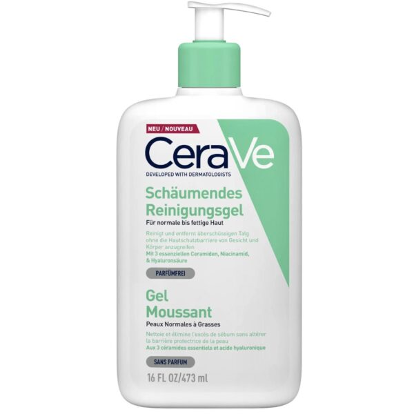 فوم شوینده سراوی مخصوص پوست نرمال تا چرب473ml CERAVE hydrating cleanser