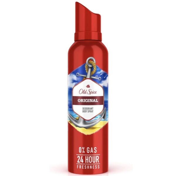 اسپری ضدتعریق بدون گاز بدن اولد اسپایس مدل ORIGINAL با رایحه گرم کلاسیک 140ml Old Spice original Body Spray