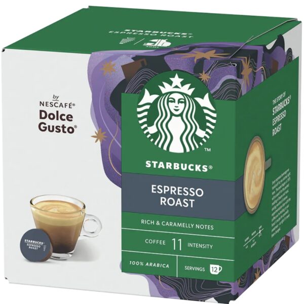 کپسول قهوه ساز دولچه گوستو استارباکس با طعم STARBUCKS ESPRESSO ROAST