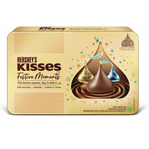 شکلات جعه ای برند HERSHEY'S مدل 171g KISSES