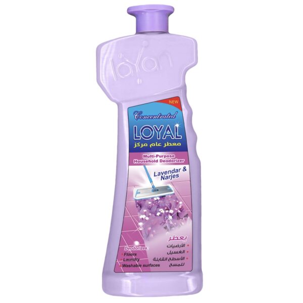 مایع خوشبو کننده چند منظوره لویال رایحه لوندر و گل نرجس 700ml Loyal Multi-Purpose Deodorizer lavendar & narjes