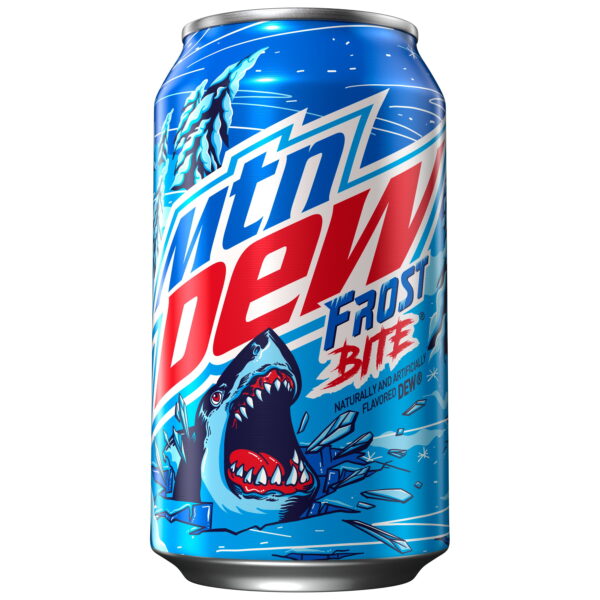 نوشیدنی مانتین دیو طعم خنک اقیانوسی 355ml MTN DEWFrost Bite