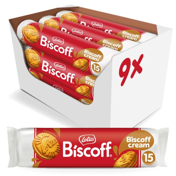 بیسکویت کرمدار لوتوس با طعم بسکوییت لوتوس BISCOFF وزن 150 گرم