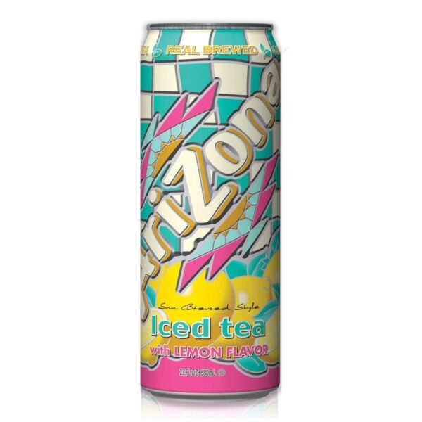 چای سرد ICED TEA  برند ARIZONA با طعم لیمو 660ml