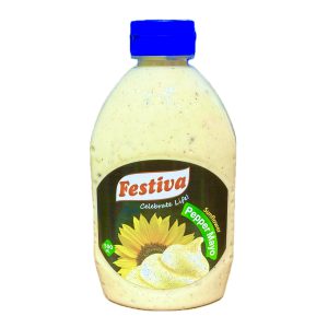 سس مایونز با طعم فلفل سیاه برند 550ml FESTIVA