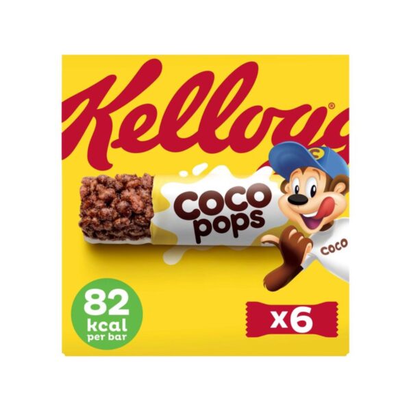 پک 6 عددی پروتئین بار برند KELLOGG'S مدل COCO POPS