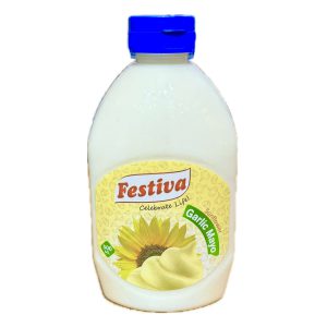 سس مایونز با طعم سیر برند 550ml FESTIVA