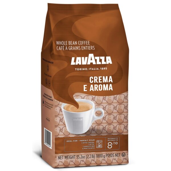 قهوه لاوازا LAVAZZA مدل CREMA E AROMA با نت کاکائو 1000g