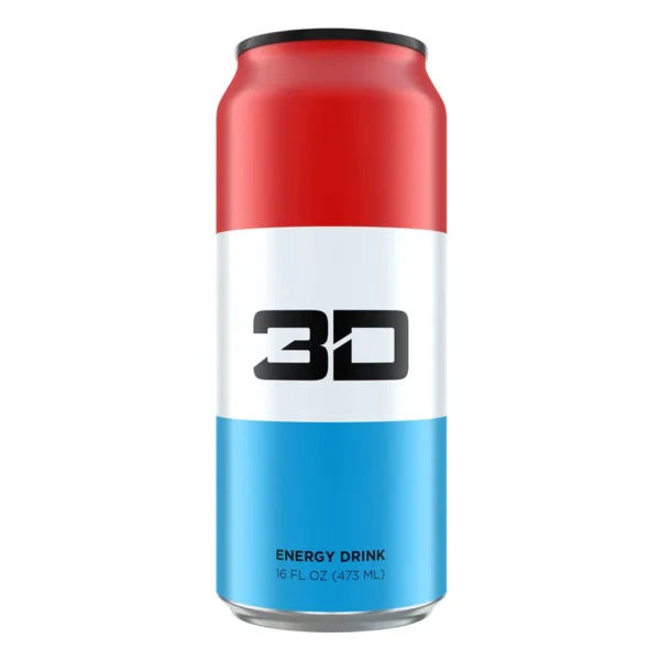 نوشیدنی انرژیزا رژیمی آمریکایی با طعم بستنی یخی برند 437ml 3D ENERGY DRINK