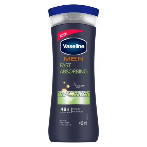 لوسیون بدن مردانه وازلین مدل 400ml vaseline men fast absorbing