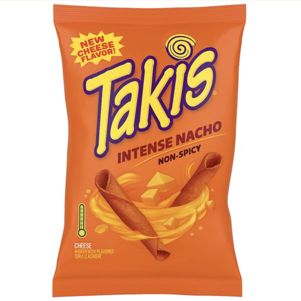 اسنک تاکیز با طعم پنیر ناچو بدون تندی56.7g Takis intense Nacho