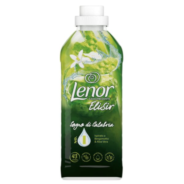 خوشبو کننده و نرم کننده لباس لنور با بوی ترنج و آلوورا 525ml LENOR