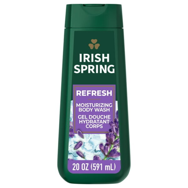 شامپو بدن آمریکایی برند IRISH SPRING مدل REFRESH با بوی اسطوخودوس 591ml