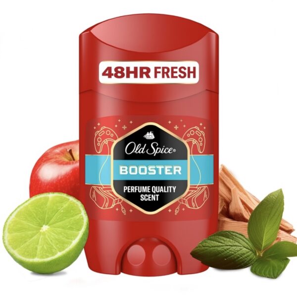 مام استیکی اولد اسپایس مدل Booster با رایحه خنک و باطراوت 50ml old spice deodorant stick
