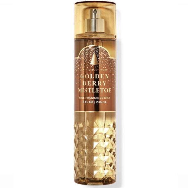 بادی اسپلش زنانه بث اند بادی ورکز رایحه لوکس و خاص 236ml bath & body works Golden Berry Mistletoe