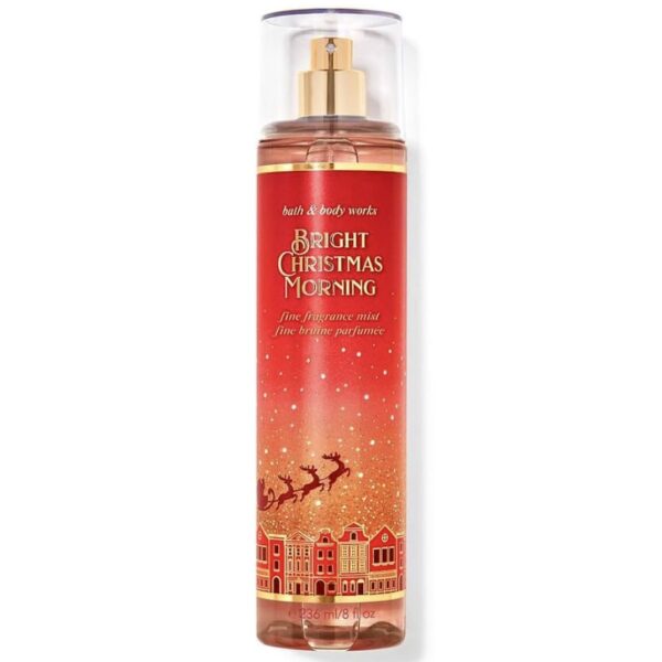بادی اسپلش زنانه بث اند بادی ورکز رایحه‌ شیرین و دلنشین 236ml bath & body works Bright Christmas Morning