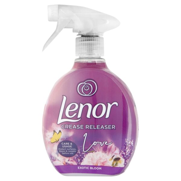 اسپری اتو(از بین برنده چروک لباس)همراه با خوشبو کننده برند لنور LENOR EXOTIC BLOOM