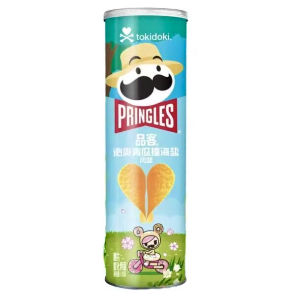 چیپس پرینگلز با طعم خیار و نمک PRINGLES