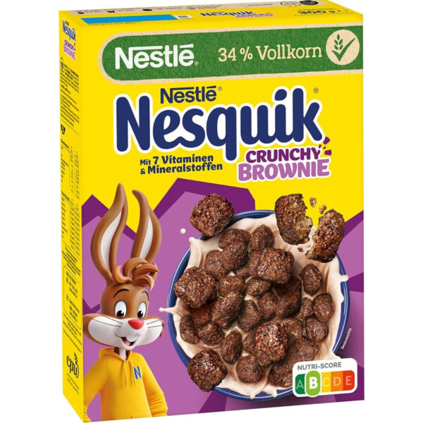 کونفلکس نسکوییک شکلاتی مدل کرانچی برونی300g NESQUIK