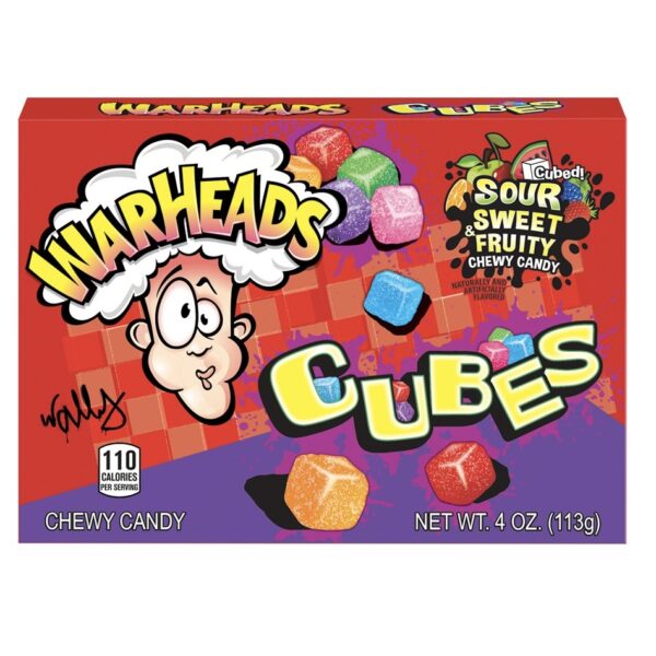 پاستیل ترش وارهدز مدل 113g WARHEADS CUBES