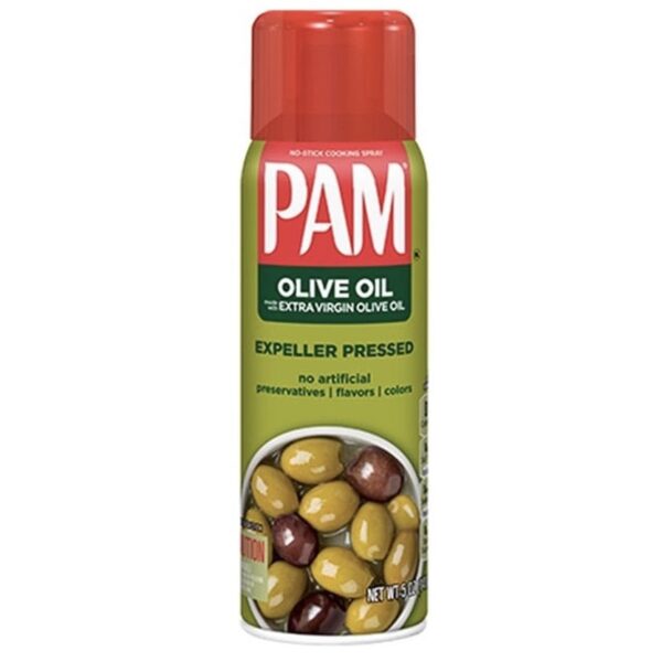 اسپری روغن بدون کالری و چربی با طعم روغن زیتون 141g PAM