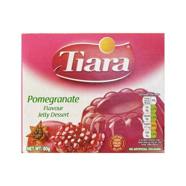 پودر ژله تیاری با طعم انار 80g Tiara