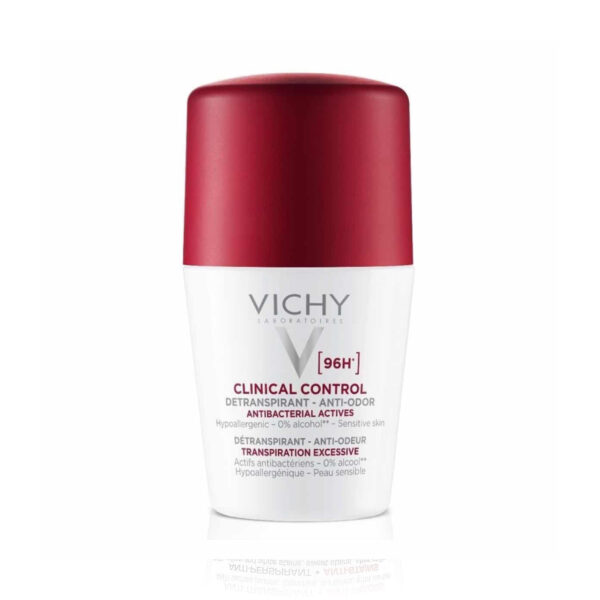 مام ضدتعریق 96 ساعته بدون الکل برند ویشی فرانسوی مدل 50ml VICHY CLINICAL CONTROL