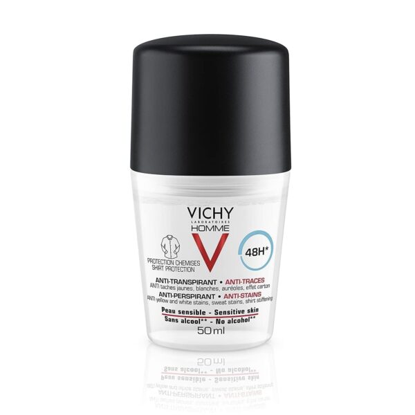 مام ضدتعریق ۴۸ ساعته بدون الکل برند ویشی فرانسوی مدل 50ml VICHY ANTI TRANSPIRANT