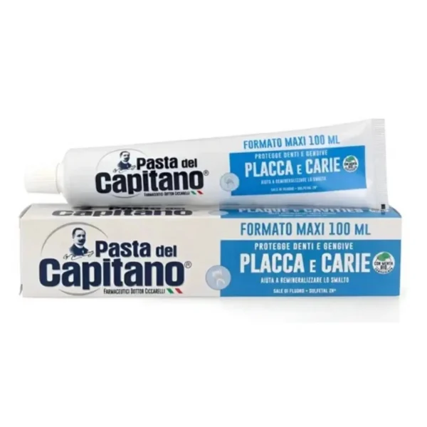 خرید خمیر دندان ایتالیایی کاپیتانو مدل ضدپوسیدگی بدون مواد شیمیایی ۱۰۰ میلی لیتر