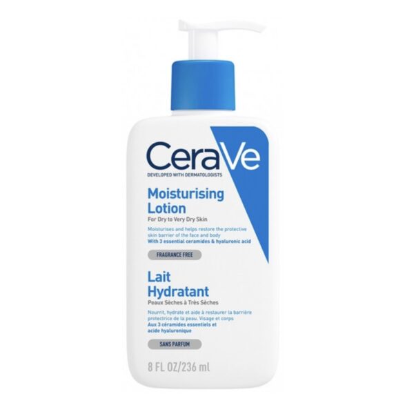 لوسیون کرم مرطوب کننده آبرسان صورت و بدن سراوی236ml CERAVE