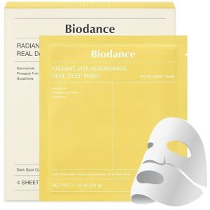 پک ۴ عددی ماسک ویتا نیاسینامید بایودنس Biodance