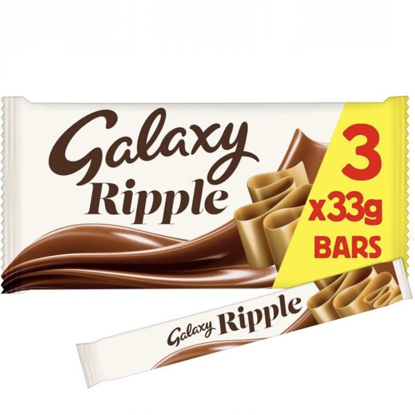 پک ۳عددی شکلات گلکسی مدل ریپل 3x30g Galaxy Ripple