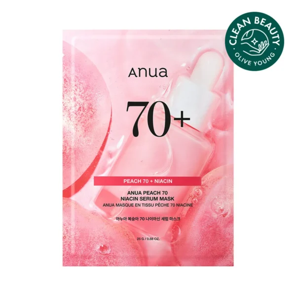 ماسک روشن کننده نیاسینامید آنوا حاوی عصاره هلو   Anua Peach 70% Niacin Serum