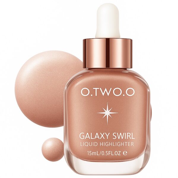 هایلایتر مایع صورت و بدن اوتو O.TWO.O مدل کد4 15ml Galaxy Swirl