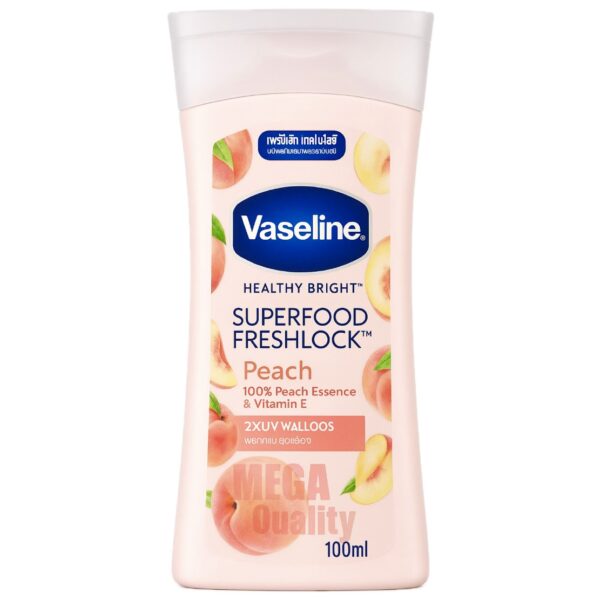 لوسیون بدن وازلین هلو آبرسان و جوانساز بدن100ml Vaseline
