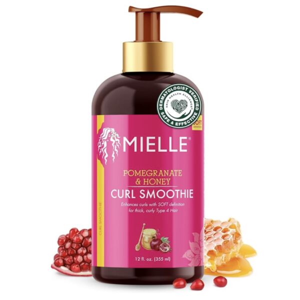 نرم کننده ضدریزش و تقویت کننده آمریکایی 355ml MIELLE Pomegranate & Honey Curl Smoothie