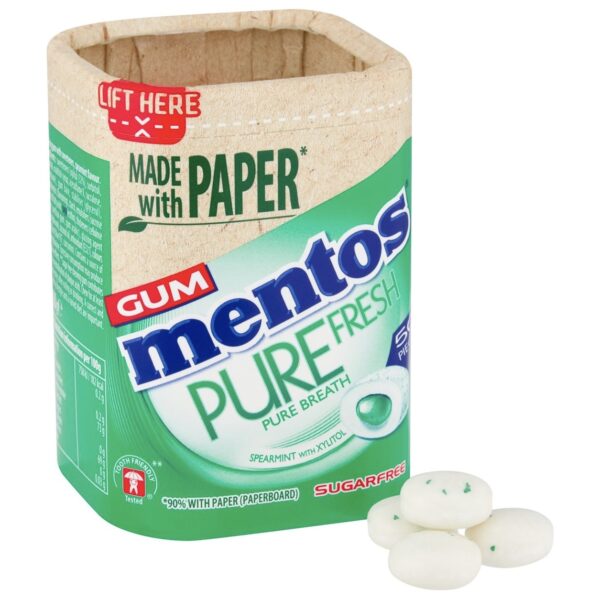 آدامس منتوس بدون شکر با طعم نعنا 50PIECES mentos
