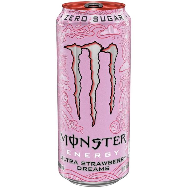 Monster Energy Ultra Strawberry Dreams - Sugar Free Energy Drink