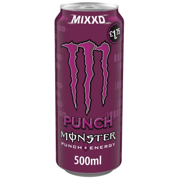 نوشیدنی انرژی زا مانستر Punch MIXXD میکس میوه های بری 500 میلی لیتر نوشیدنی انرژی زا مانستر Punch MIXXD میکس میوه های بری 500 میلی لیتر