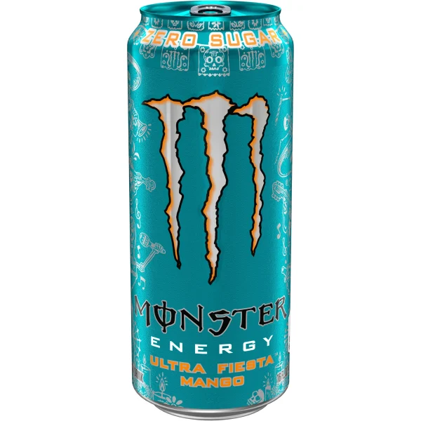 نوشیدنی انرژیزا Monster Ultra Fiesta Mango با طعمی بینظیر از انبه و بدون قند، تجربهای شاداب، سالم و پرانرژی برای روزهای پرکار شماست. خرید از مارکو مارکت با ارسال سریع و ضمانت اصالت.