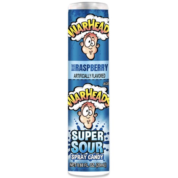 Warheads Super Sour Spray Candy – Blue Raspberry