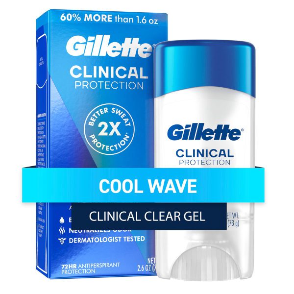 Gillette Clinical Protection Cool Wave Clear Gel