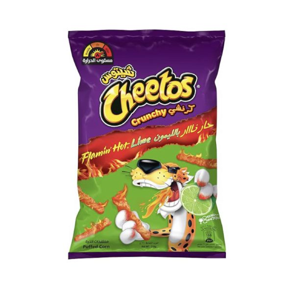 Cheetos Flamin’ Hot Lime Crunchy 50g