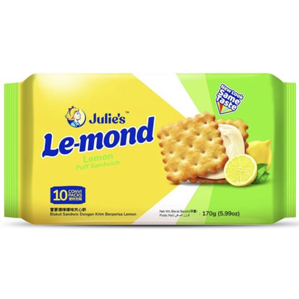 Julie’s Le-mond Lemon Puff Sandwich10x17g