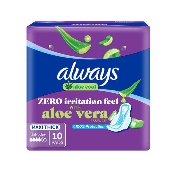 Always Aloe Cool Light Day Pads